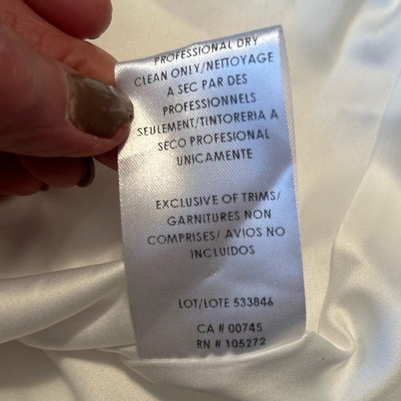 Theia Blake Gown Dress Bride Wedding Prom Special Event Size 8 NWT & Bag - Picture 14 of 14